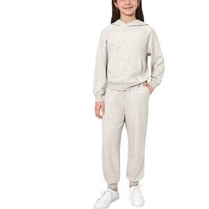 Kids Beige Sweatpants